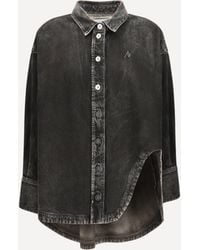 The Attico - Denim Shirt - Lyst
