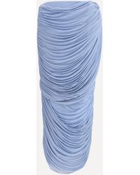 Magda Butrym - Draped Midi Skirt - Lyst