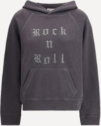 Zadig & Voltaire - Felpa Con Cappuccio Rock & Roll - Lyst
