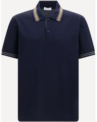 Ferragamo - Cotton Piqué Polo Shirt - Lyst