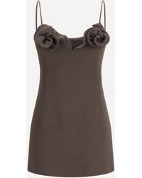 Magda Butrym - Short Wool-Blend Dress - Lyst