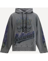 Gcds - Hoodie With Graphic Print - Lyst