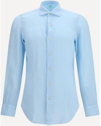 Finamore 1925 - Tokyo Slim Fit Sports Shirt - Lyst