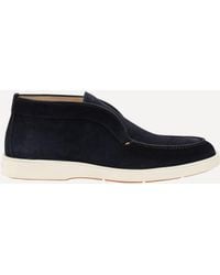Santoni - Desert Suede Ankle Boots - Lyst