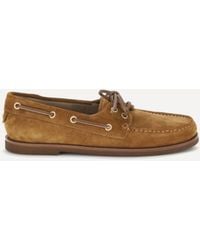 Gianvito Rossi - Vandãe Boat Loafers - Lyst