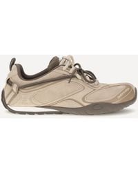 Balenciaga - Beige Suede Leather Athletic Sneakers - Lyst