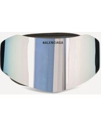 Balenciaga - Mirrored Ski Mask Sunglasses - Lyst
