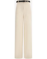 Max Mara - Beige Triacetate Dress Pants - Lyst