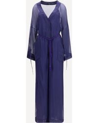 Giorgio Armani - Viscose And Silk Gauze Jumpsuit - Lyst