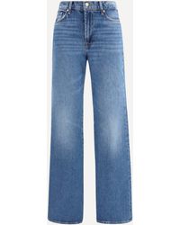 7FOR - Retro Flare Jeans - Lyst