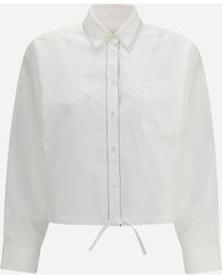 Marni - Cropped Long-Sleeve Shirt - Lyst