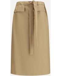 Fabiana Filippi - Cotton Midi Skirt - Lyst