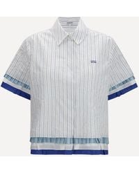 Loewe - Short-Sleeved Striped Shirt - Lyst