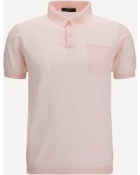 Aragona Cashmere - Short-Sleeve Polo - Lyst