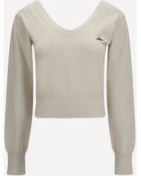 Vivienne Westwood - Beatrice V-Neck Sweater - Lyst