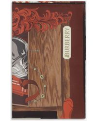 Burberry - Silk Wardrobe Print Scarf - Lyst