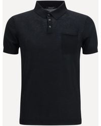 Aragona Cashmere - Short-Sleeve Polo - Lyst