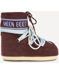 Moon Boot - Icon Low Suede Boots - Lyst