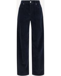 Max Mara - Corduroy Velvet Palazzo Pants - Lyst