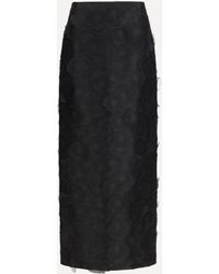 Max Mara - Adepto Long Silk Skirt - Lyst