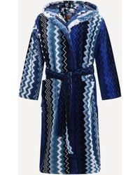Missoni - Giacomo Hooded Bathrobe - Lyst