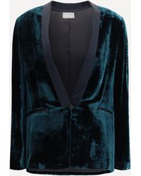 forte_forte - Forte_Forte Moiré Velvet Tuxedo Jacket - Lyst
