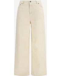 Golden Goose - Wide-Leg Cotton Denim Jeans - Lyst