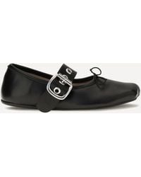 Vivienne Westwood - Alice Leather Ballerinas - Lyst