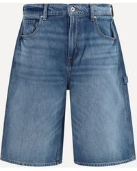 7FOR - Wide-Leg Shorts - Lyst