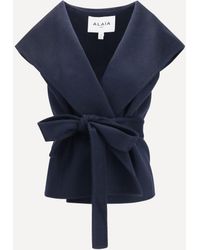 Alaïa - Alaïa Cashmere Hooded Jacket - Lyst