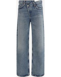 Agolde - Arc Criss Cross Jeans - Lyst