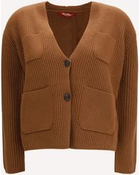 Max Mara - Filtro Wool And Cashmere Cardigan - Lyst