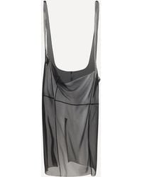 Prada - Cigaline Midi Skirt With Suspender Straps - Lyst
