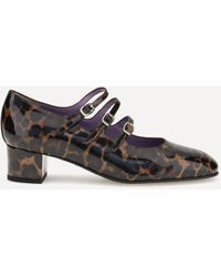 CAREL PARIS - Décolleté Kina Mary Jane Leopardate - Lyst