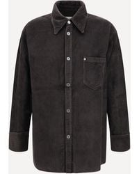 Ami Paris - Corduroy Velvet Overshirt - Lyst