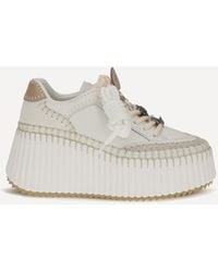 Chloé - Chloé Nama Platform Sneakers - Lyst