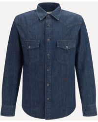 Jacob Cohen - R2 Western Cotton-Denim Shirt - Lyst