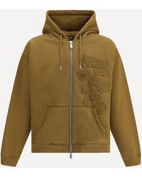 DSquared² - Felpa Con Cappuccio E Zip - Lyst