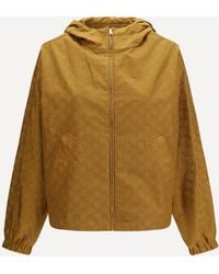 Gucci - Short Technical Jacquard Jacket With All-Over Gg Motif - Lyst