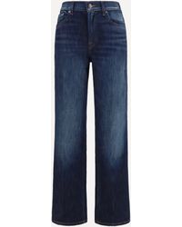 7FOR - Straight-Leg Vintage Wash Jeans - Lyst