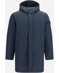 Stone Island - Long Down Jacket - Lyst