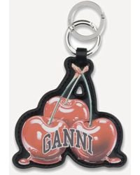 Ganni - Cherry Keyring - Lyst