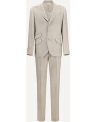 Brunello Cucinelli - Hopsack Suit - Lyst
