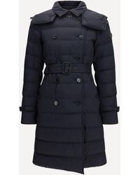 Burberry - Audley Mid Length Nylon Down Jacket - Lyst
