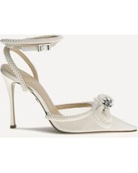 Mach & Mach - Double Bow Satin Pumps - Lyst