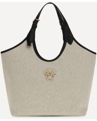 Versace - Tote Fabric Calf Leather - Lyst