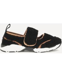 Marni - Mary Jane Shearling Sneakers - Lyst