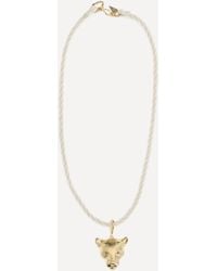 forte_forte - Forte_Forte Sculpture Necklace With Puma Pendant - Lyst