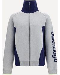 Balenciaga - Bodys Zip Knit Sweater - Lyst