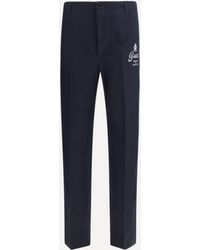 Gucci - Compact Cotton Twill Pants - Lyst